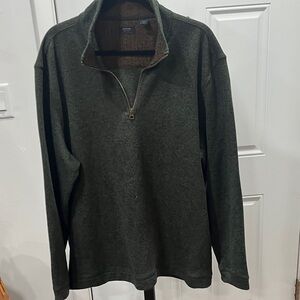 Arrow Men's Olive Zip-Up Sweater